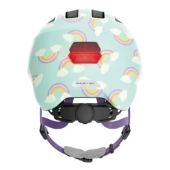 Abus Smiley 3.0 LED Helm Blue Rainbow Mt. S
