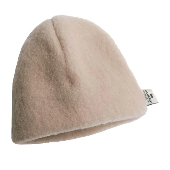 Alwero Merinowol Mutsje - 0-3 Mnd - Beige