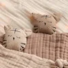 Baby Bello Toby The Tiger Knuffeldoekje - Toasted Almond