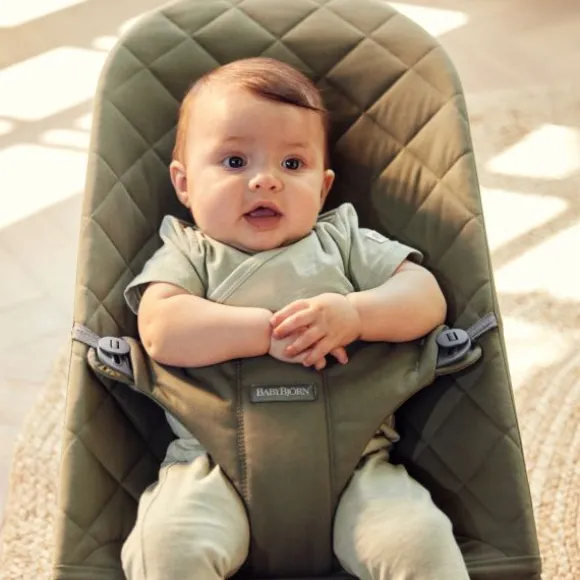 BabyBjörn Bliss Cotton Wipstoel - Donkergroen