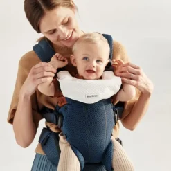 BabyBjörn Harmony 3D Mesh Draagzak Met Slab Marineblauw