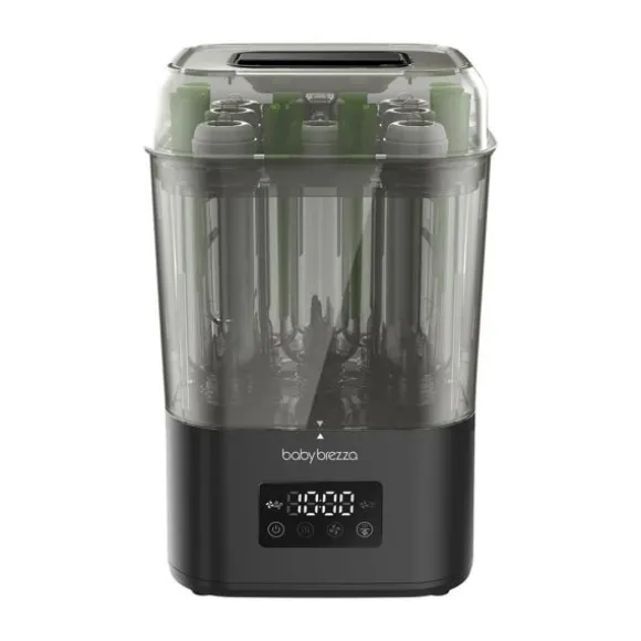Baby Brezza Sterilisator en Flesdroger - SuperQuick - Mat Zwart