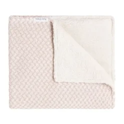 Baby's Only Happiness Wiegdeken - Oud Roze / Ecru