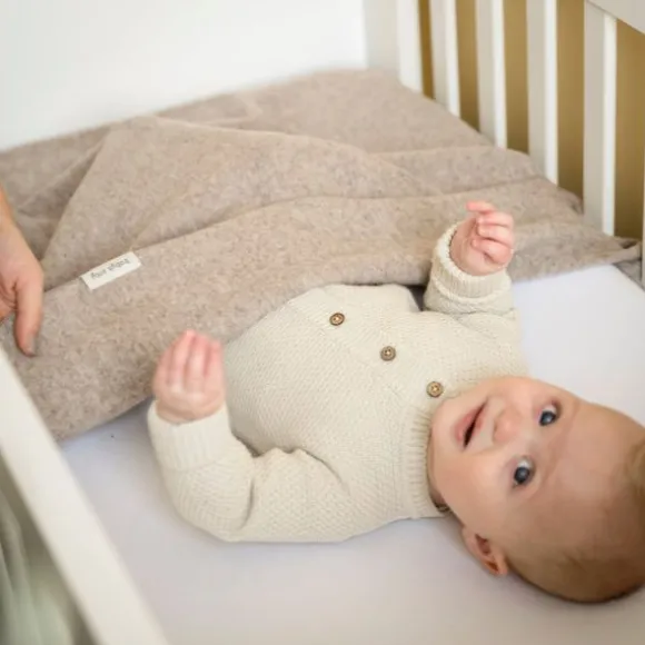 Baby's Only Newborn Deken - Merino Brushed - Meadow Sand