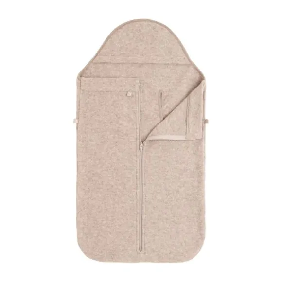 Baby's Only Voetenzak Autostoel 0+ - Brushed Meadow - Ecru
