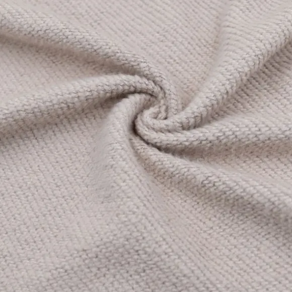 Bamboom Geborstelde Wiegdeken - 80×80 cm - Melange Sand
