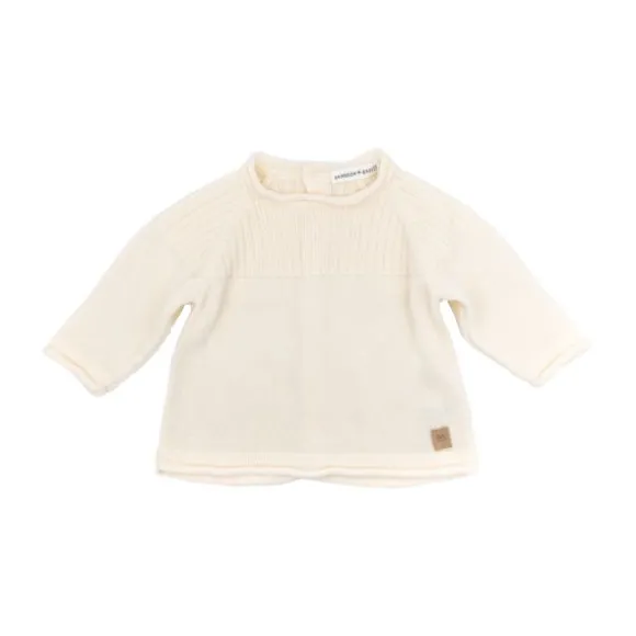 Bamboom Knitted Trui Wit 3 Mnd