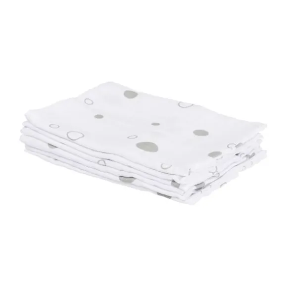 Basicline Bubble Hydrofiel Luiers Grey 6 Stuks