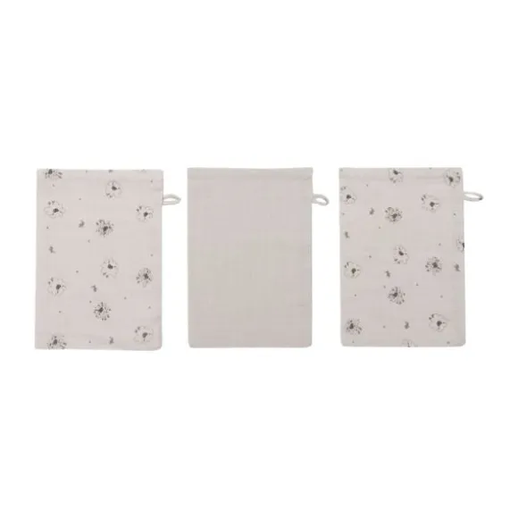 Bebe jou Tiny Sheep Hydrofiel washand - 3 stuks
