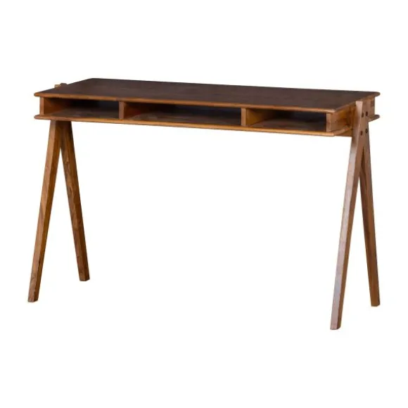 BePureHome Compartment Bureau - Hout Bruin