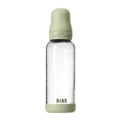 BIBS Fles - Medium Flow - 240 ml - Glas/Latex - Sage