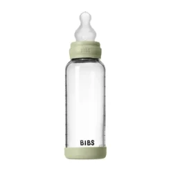 BIBS Fles - Medium Flow - 240 ml - Silicone/Glas - Sage