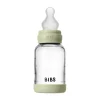 BIBS Fles - Slow Flow - 120 ml - Silicone/Glas - Sage