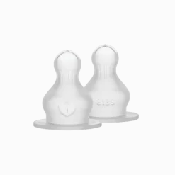 BIBS Flesspeen Rond - Fast Flow - 2 Pack - Silicone