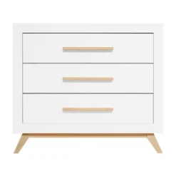 Bopita Fenna Babykamer Wit / Naturel | Bed 60 x 120 cm + Commode