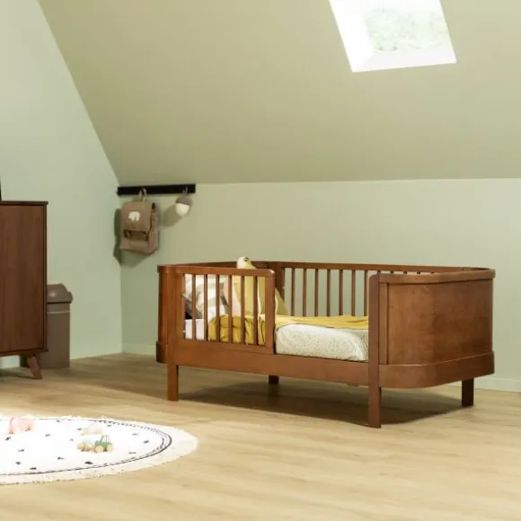 Bopita Heya Peuterbed - 70 x 140 cm - Walnut