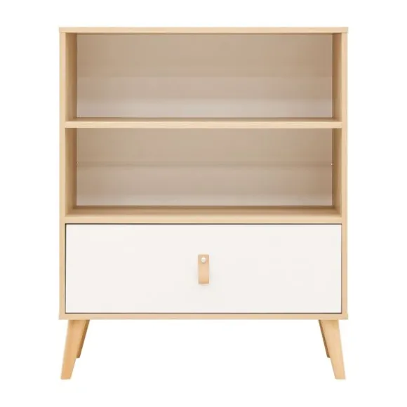 Bopita Jort Ladekast – Wit/Naturel