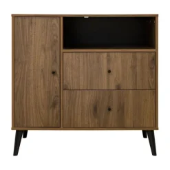 Bopita Zara Babykamer Walnoot | Bed 60x120 + Commode