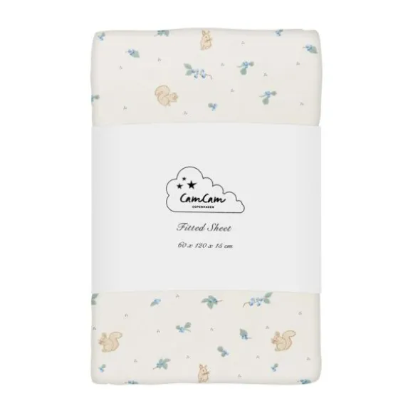 Cam Cam Blueberries Hoeslaken – 60 x 120 x 15 cm