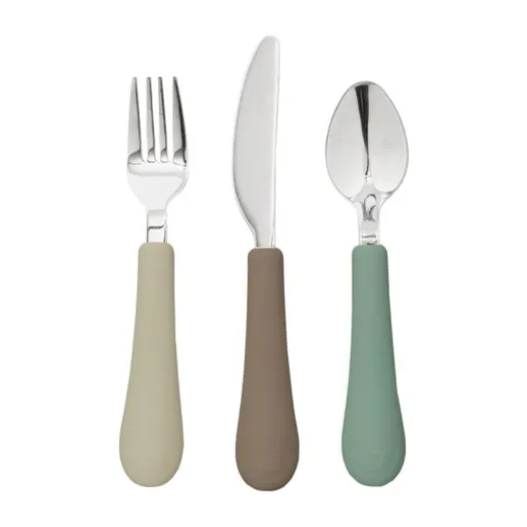 Cam Cam Copenhagen Flower Kids Bestekset - Olive Mix