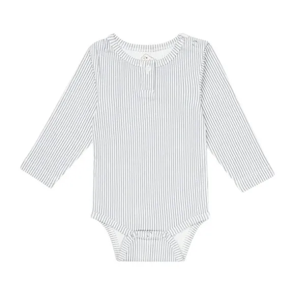 Cam Cam Copenhagen Long Sleeved Body William - 62 cm - Classic Stripes Blue