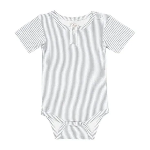 Cam Cam Copenhagen Short Sleeved Body Elliot - 62 cm - Classic Stripes Blue