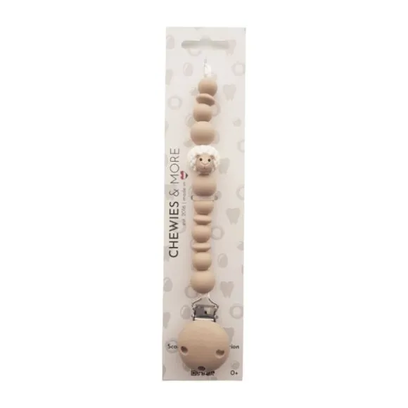 Chewies & More Animal Speenkoord Schaap - Greige