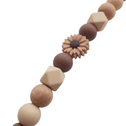 Chewies & More Speenclip - Daisy - Wood Brown