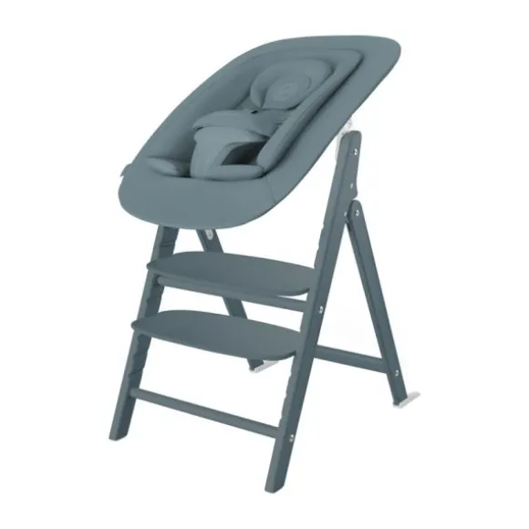 Cybex Click & Fold Kinderstoel 4-in-1 - Stone Blue / Mid Blue