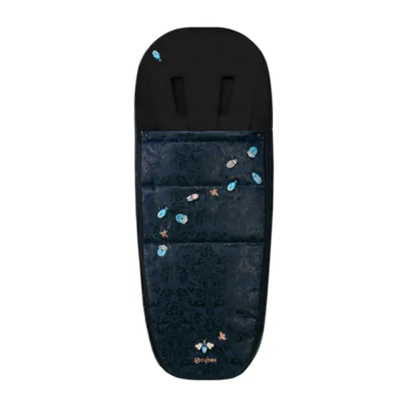Cybex Jewels Of Nature Platinum Voetenzak Dark Blue