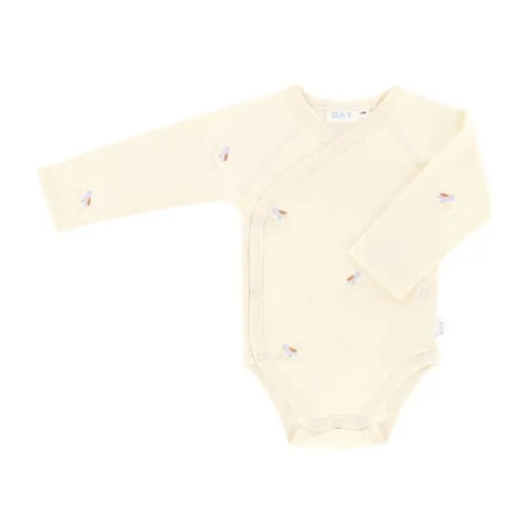DAY Overslagromper Lange Mouw - Mt. 50/56 - Cream