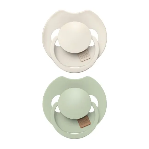 Difrax Dynamic Lovi Prime Fopspeen - 0-6mnd - 2st. - Coconut/Pistachio