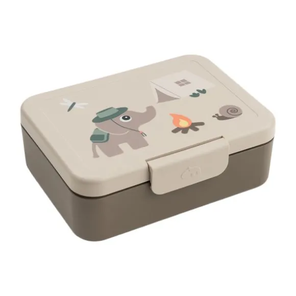Done By Deer Lunchbox Met Verdeler - Tiny Trails - Sand