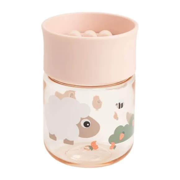 Done By Deer 360° Oefenbeker - Tiny Farm – Blue