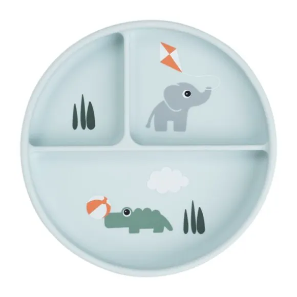 Done by Deer Stick & Stay Vakjesbord - Playground - Rond - Silicone - Powder