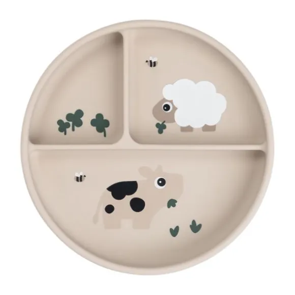 Done by Deer Stick & Stay Vakjesbord - Playground - Rond - Silicone - Powder