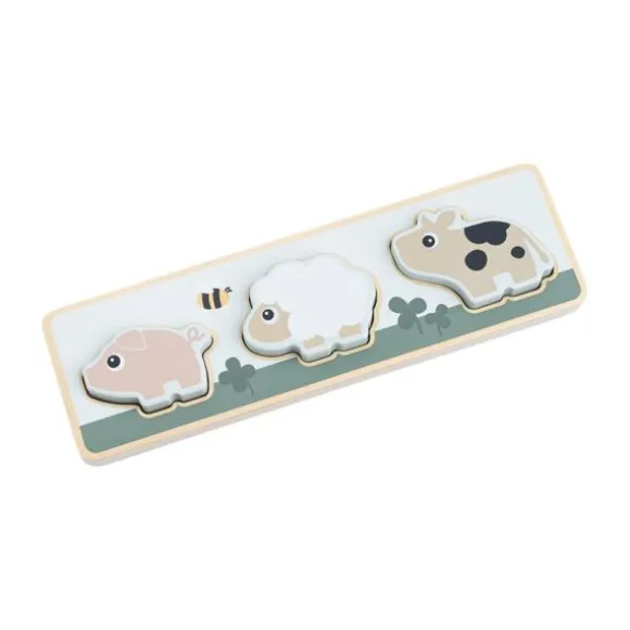 Done By Deer Tiny Farm Voel Puzzel - Colour Mix