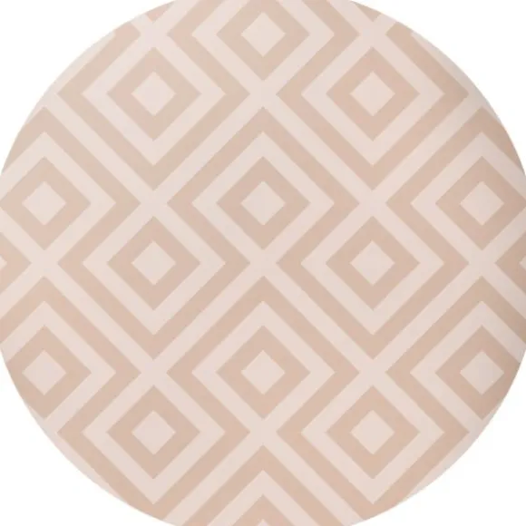 Eeveve Vloermat Rond - Modern Blocks - Desert Sand