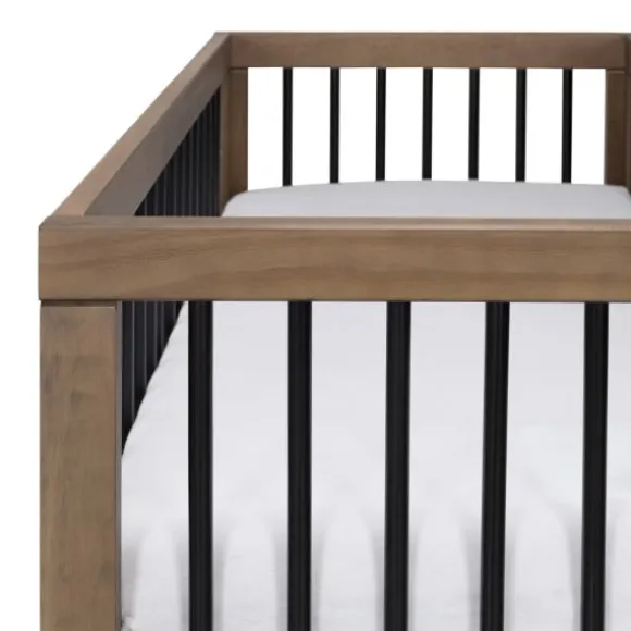 Europe Baby Beau Babykamer Walnoot | Bed 60 x 120 cm + Commode + Kast 2-Deurs