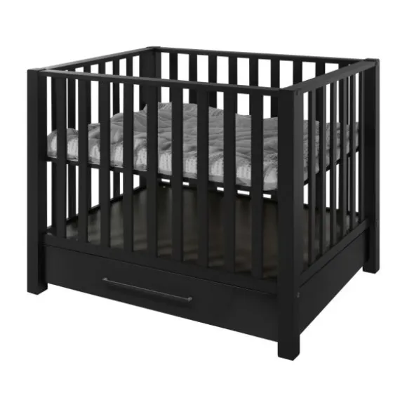 Europe Baby Casper Box Met Lade II Mat Zwart