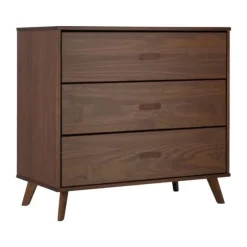 Europe Baby Olivia II Commode - Walnoot / Walnoot - Retro