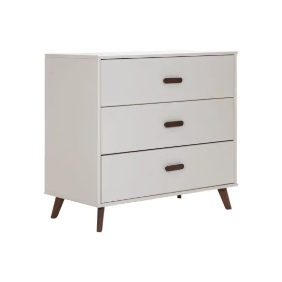 Europe Baby Olivia II Commode - Oatmeal / Walnoot - Retro