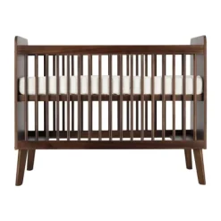 Europe Baby Olivia II Ledikant 60 x 120 cm - Walnoot / Walnoot - Retro
