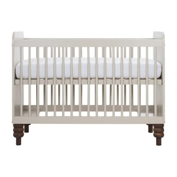 Europe Baby Olivia II Oatmeal / Walnoot - Bold | Ledikant 60 x 120 + Commode