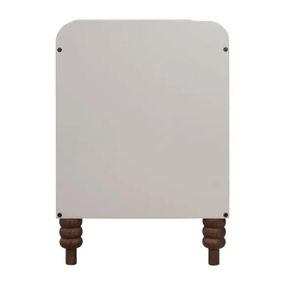 Europe Baby Olivia II Oatmeal / Walnoot - Bold | Ledikant 60 x 120 + Commode