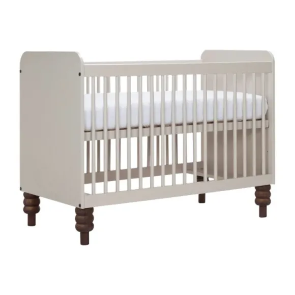 Europe Baby Olivia II Oatmeal / Walnoot - Bold | Ledikant 60 x 120 + Commode