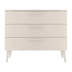 Europe Baby Sev Babykamer Cashmere/Cashmere | Ledikant 60 x 120 + Commode