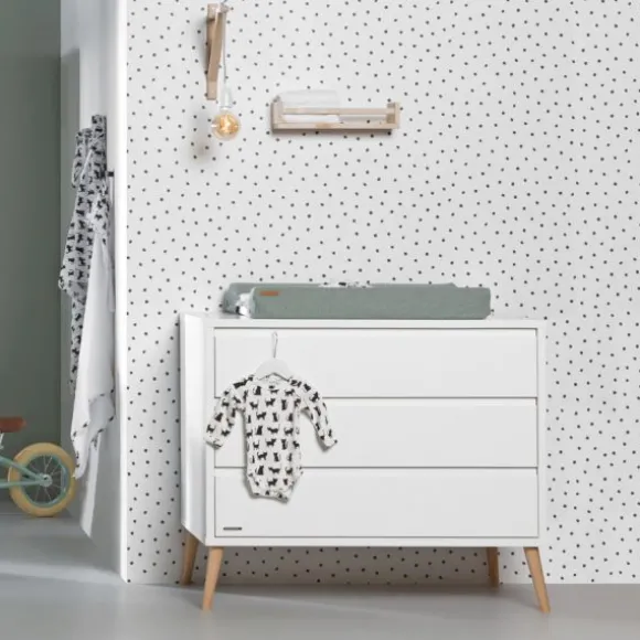 Europe Baby Sterre Commode - Wit / Naturel