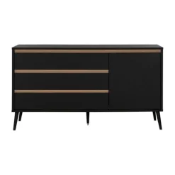 Europe Baby Sterre Commode XL Zwart / Oak