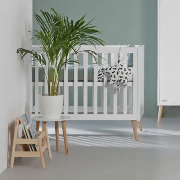 Europe Baby Sterre Ledikant - 60 x 120 cm - Wit / Naturel
